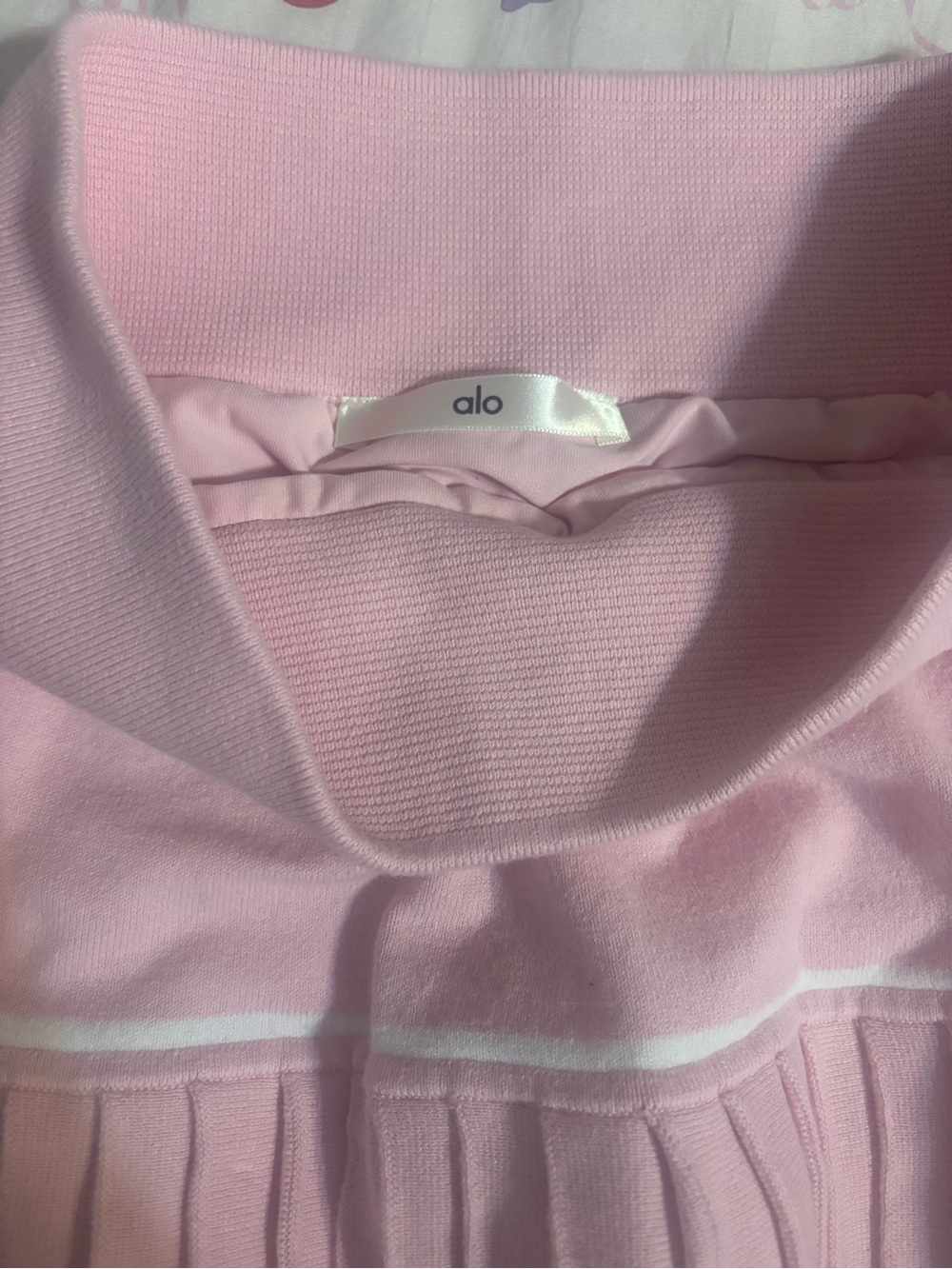 ALO Yoga Pink Pleated Mini Skirt - Picture 8 of 8